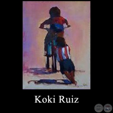 Niños Jugando - Obra de Koki Ruiz